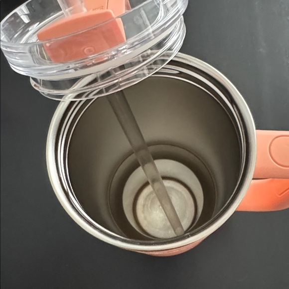 Stanley Coral Travel Mug with Handle - Picture 3 of 4